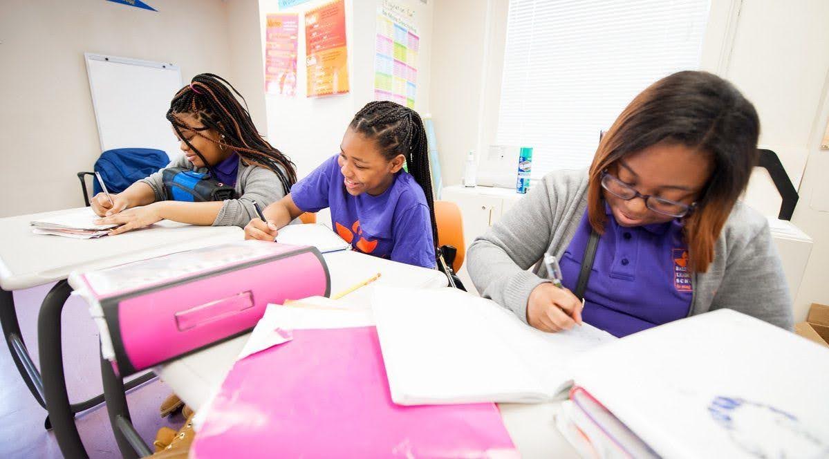BLSYW students working together in class